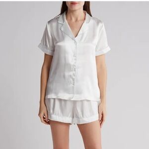 In Bloom by Jonquil Bride Satin Pajamas Medium